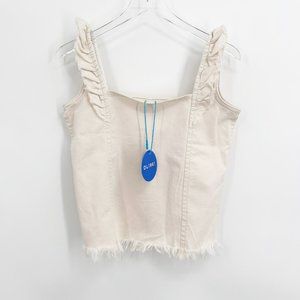 DL1961 Kids Girls Size L Cora Tank Top in Ecru